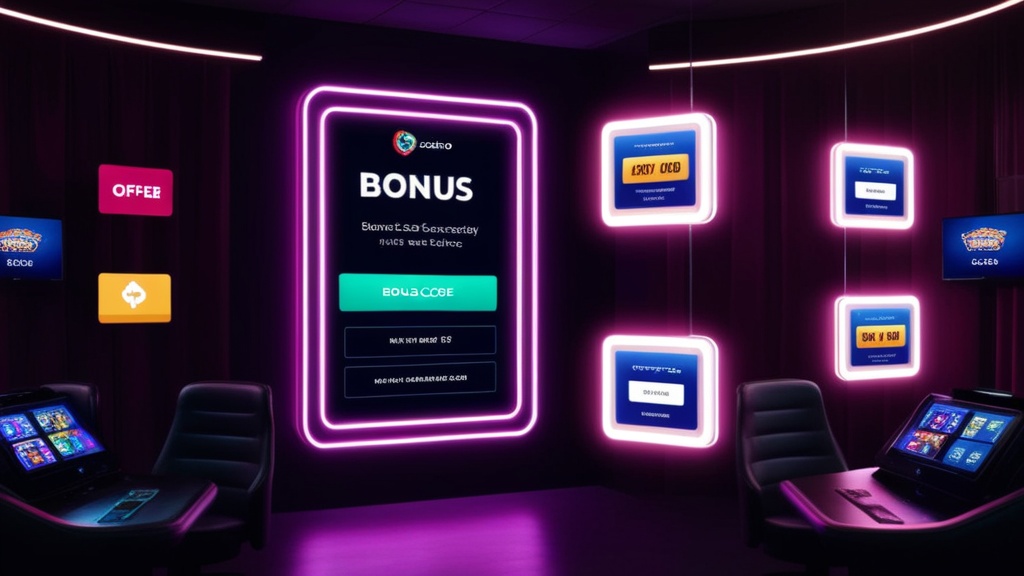 Casinopromotie met bonuscode en digitale actiepanelen