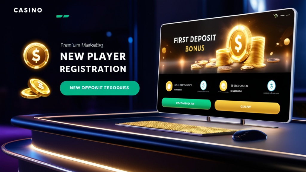 Speler registreert zich voor een welkomstbonus naast een stortingsscherm