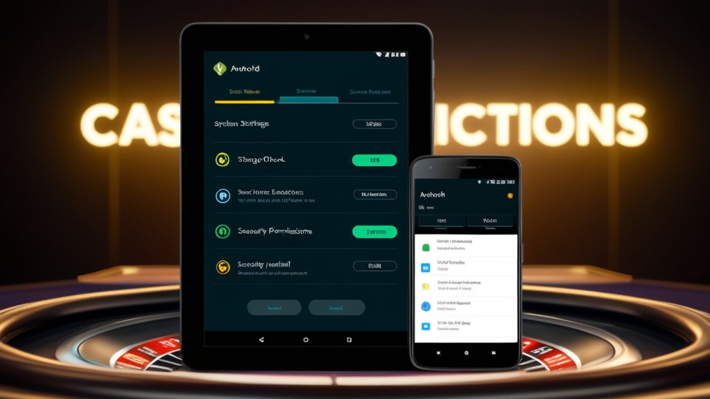 Android-telefoon en tablet met instellingen voor opslag, rechten en APK-installatie